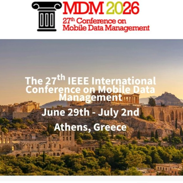 DataGEMS at the 27th IEEE International Conference on Mobile Data Management